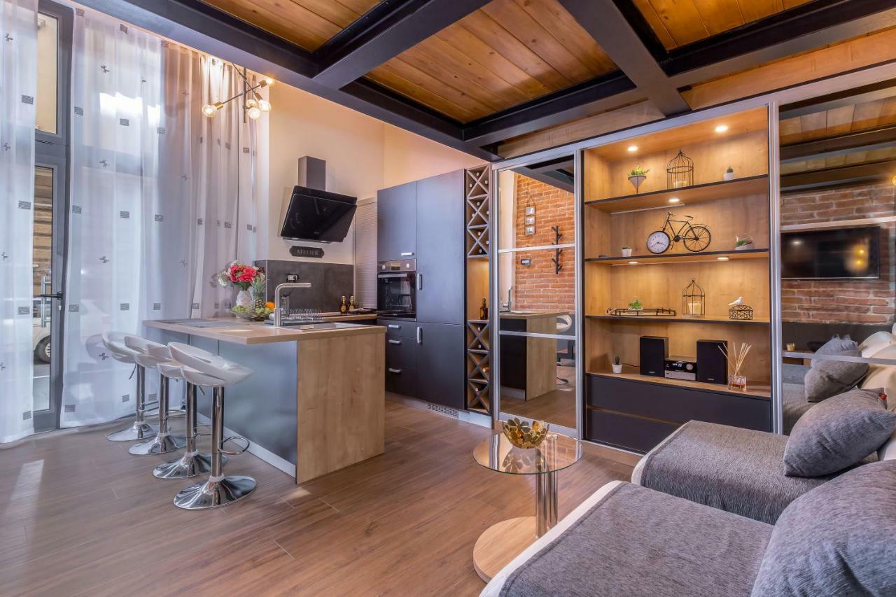 Studio apartment Atelier Fiume Esterno foto
