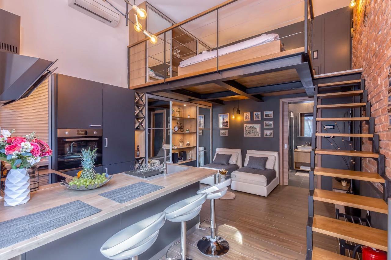 Studio apartment Atelier Fiume Esterno foto
